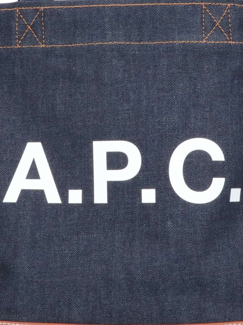 A.P.C. Axel Tote Bag – Blue