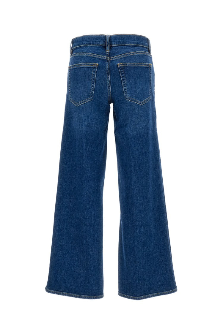 Frame Low Rise Le Slim Palazzo Jeans