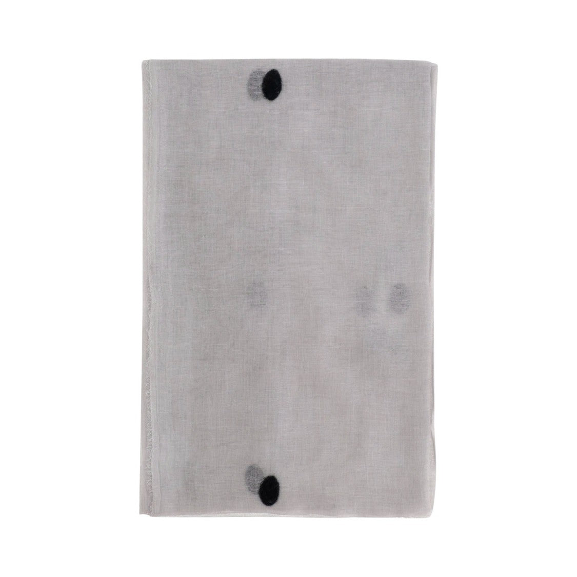 Faliero Sarti New Bonghino Silk Blend Scarf With Polka Dot Pattern