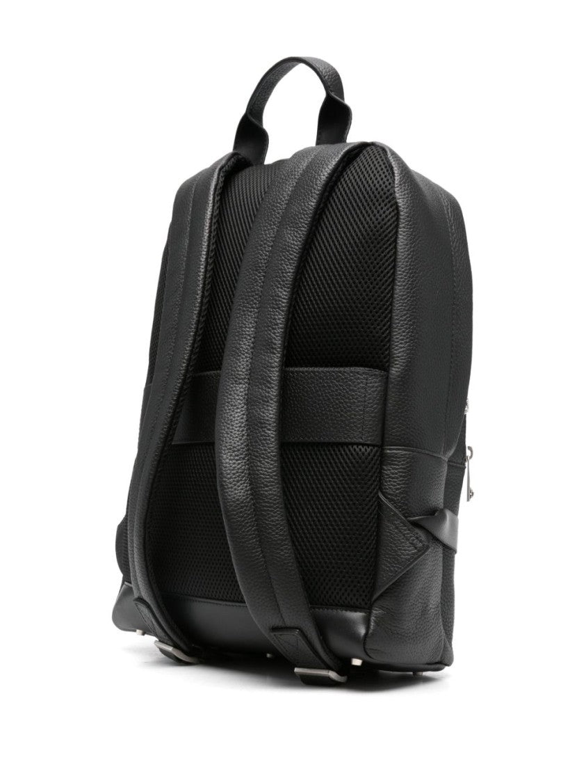 John Richmond Structured Black Minimalist Bag With Clean Lines