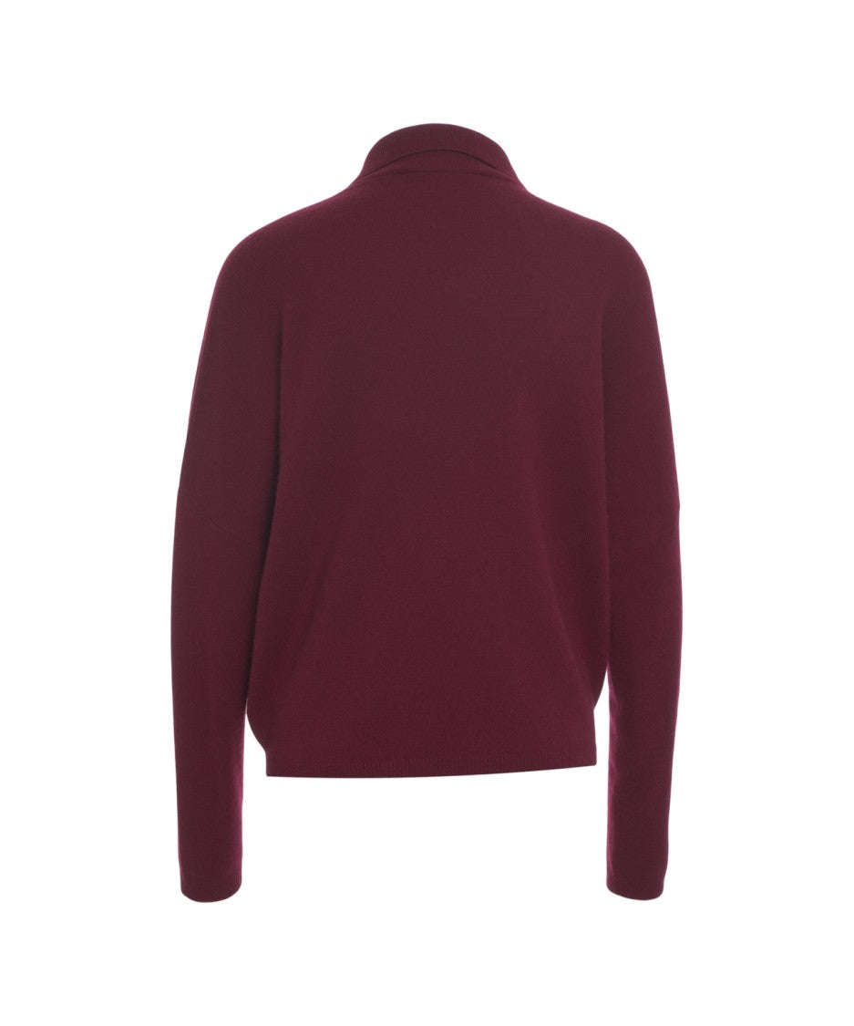 Mvm Knitted Sweater With Polo Neck