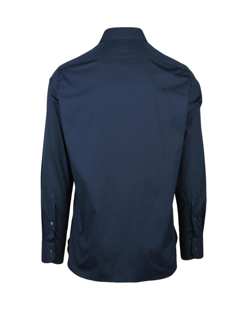 Sonrisa Slim Fit Technical Shirt With Structured Collar
