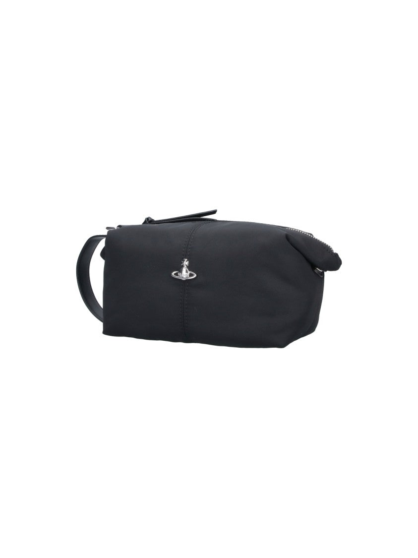 Vivienne Westwood Black Wash Bag Fabric Zip Pouch