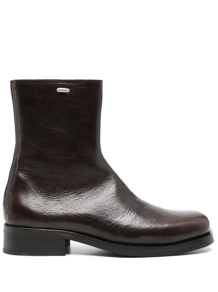 Our Legacy Smooth Leather Truck Boots