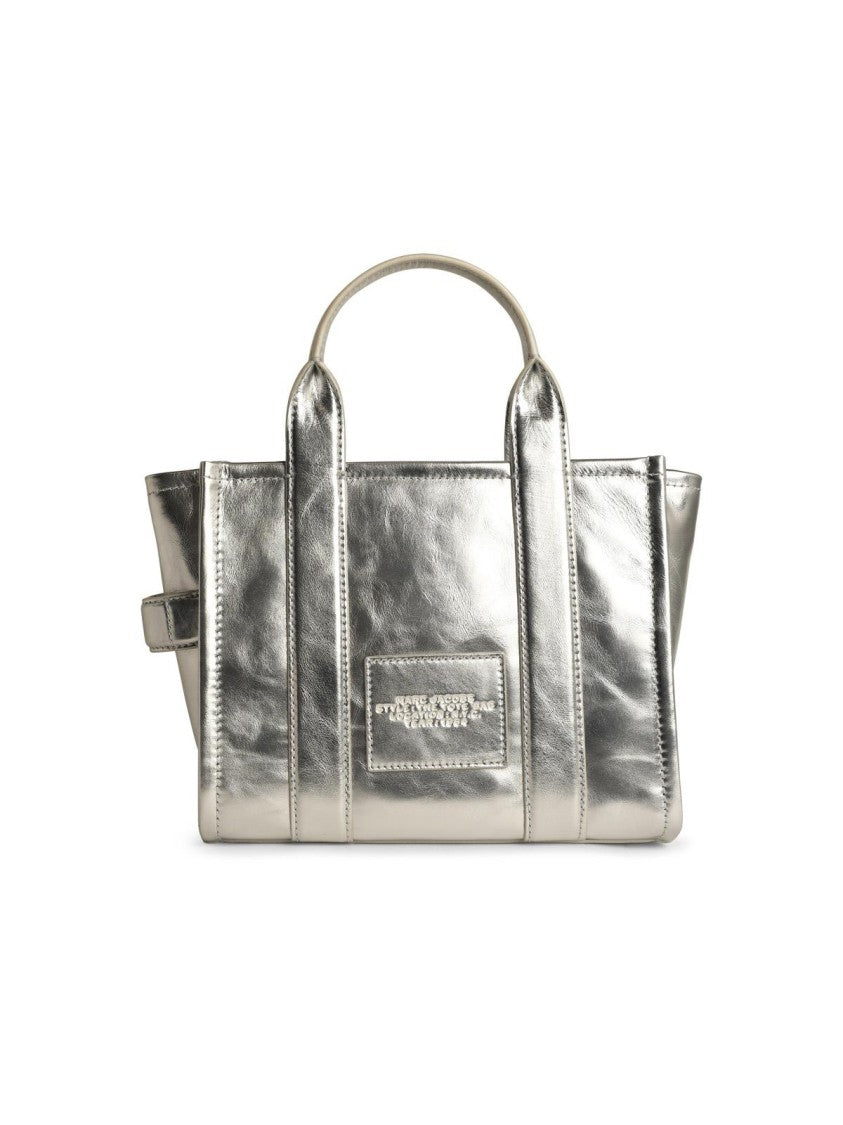 Marc Jacobs (The) Small 'Tote' Silver Leather Bag