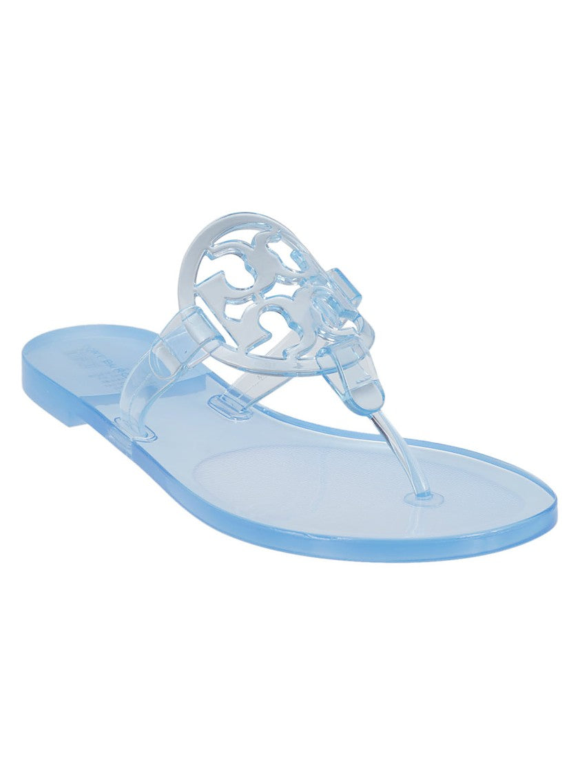 Tory Burch Clear Jelly Miller Flat Sandals