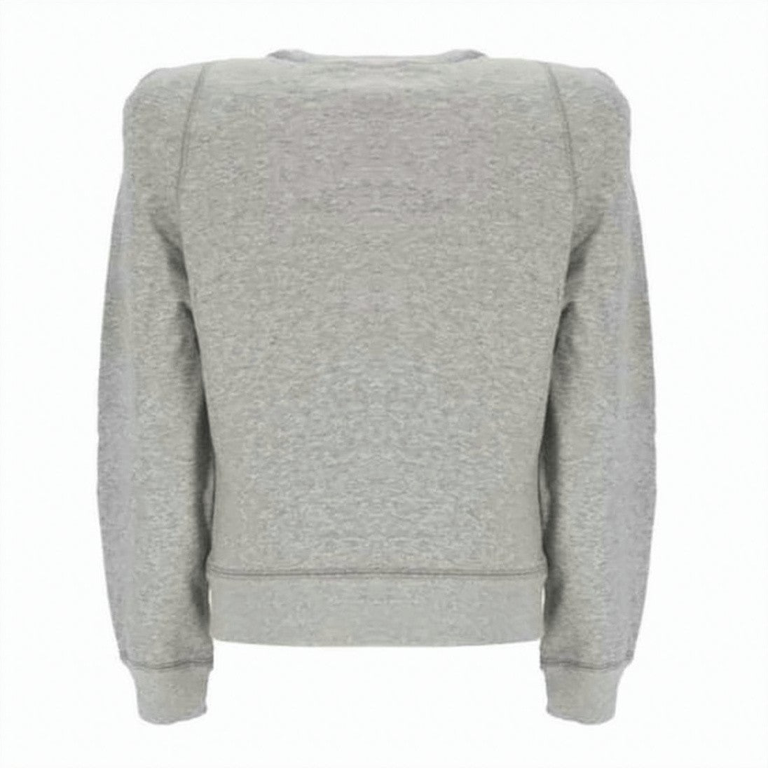 Isabel Marant Grey Sweatshirt With Ribbed Cuffs
