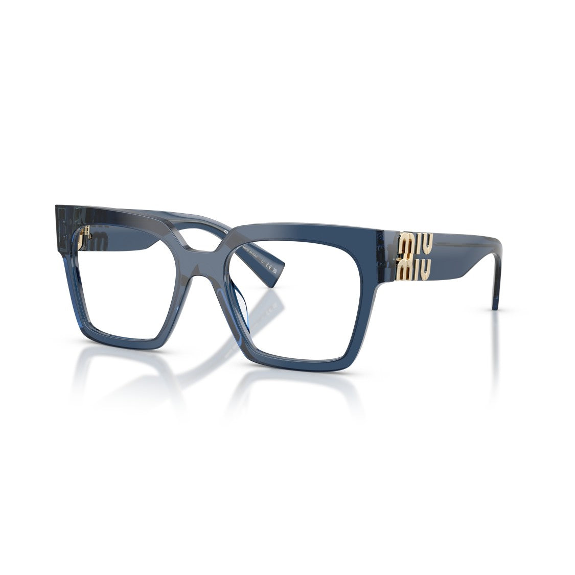 Miu Miu 0Mu 04Uv Oversized Square Frame Acetate Sunglasses