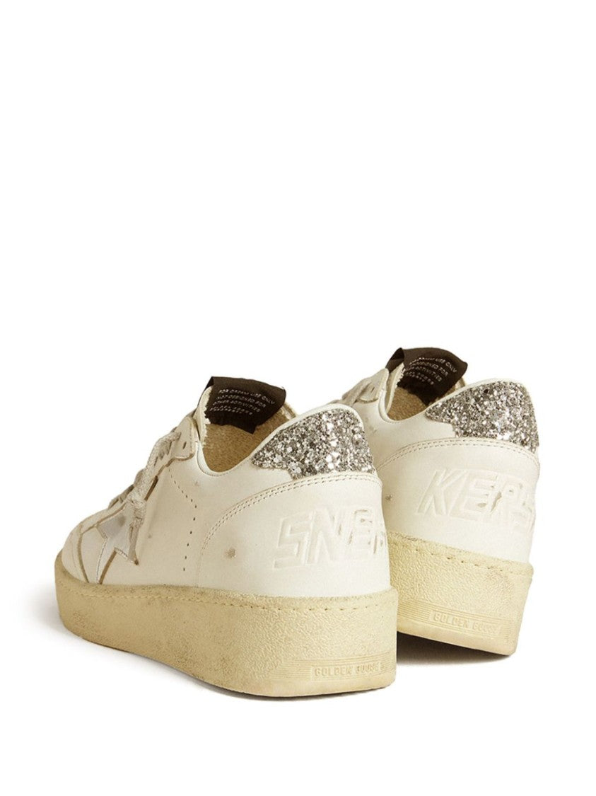 Golden Goose Textured Leather Sneakers