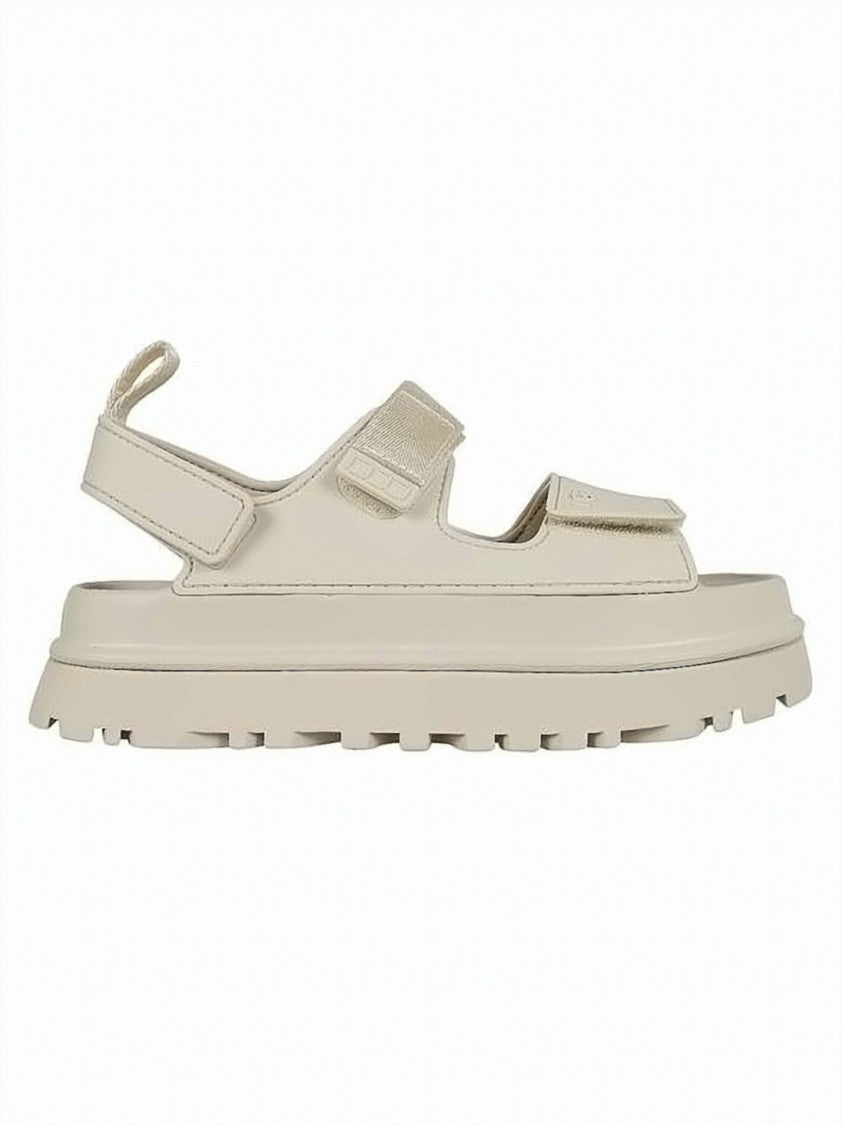 Ugg Light Beige Sandals With Adjustable Straps
