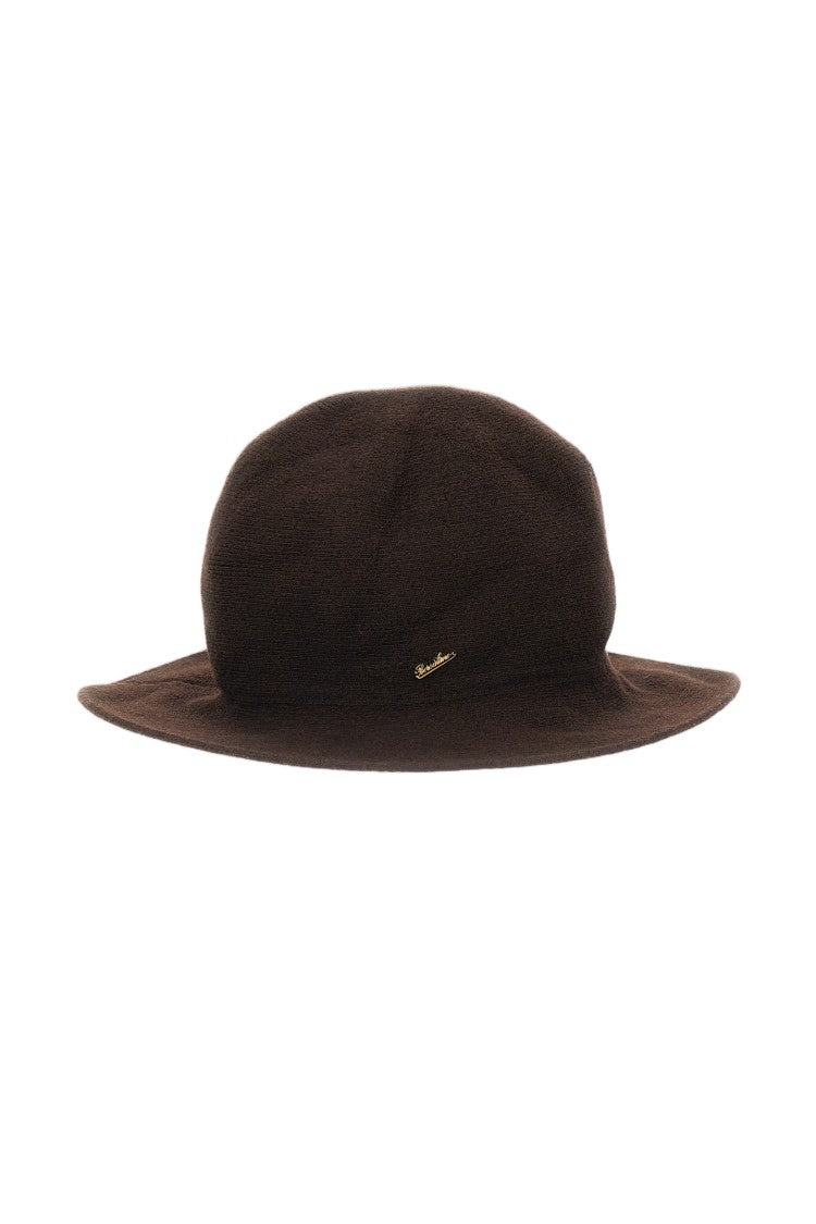 Borsalino Brown Angelina Eco-Cashmere Cloche Hat