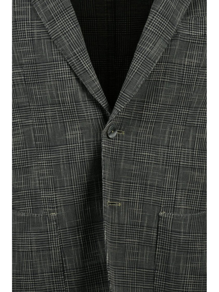 L.B.M. 1911 Grey Cotton Silk Men Jacket