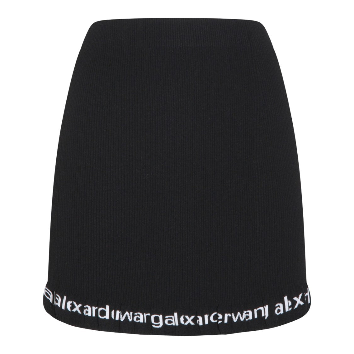 Alexander Wang Ribbed Black Mini Skirt