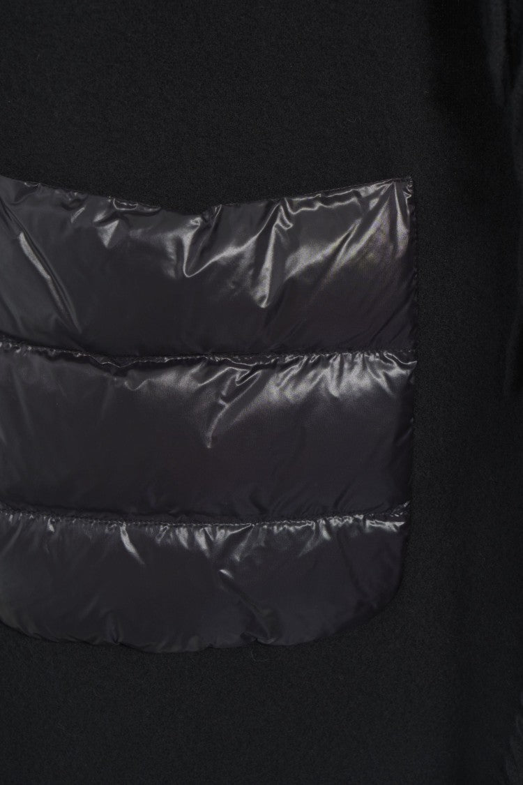 Herno Fringe-Detail Wool And Cashmere Gilet With Nylon Inserts