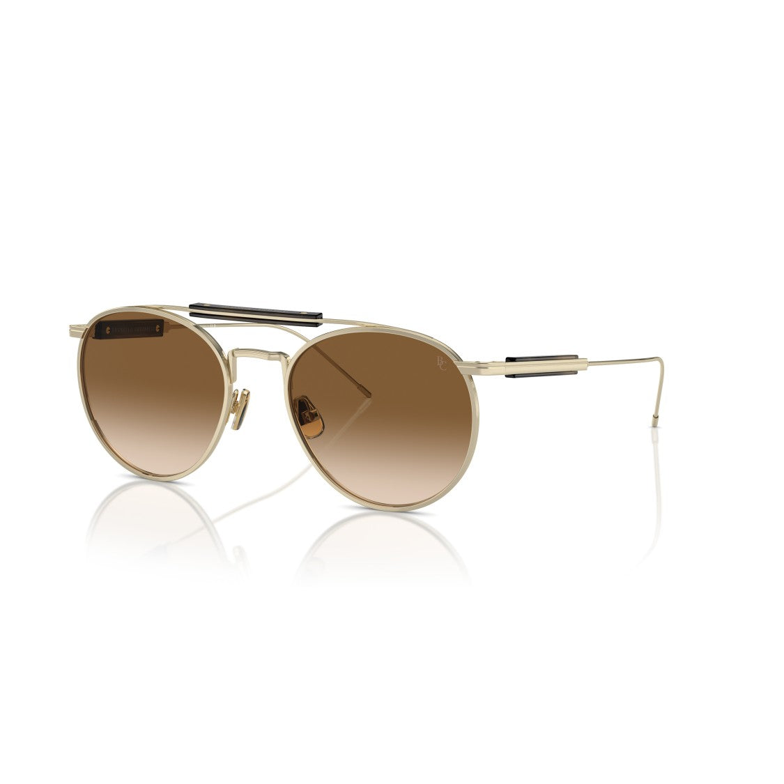 Brunello Cucinelli 0Bc2004st Titanium Frame Sunglasses With Double Bridge