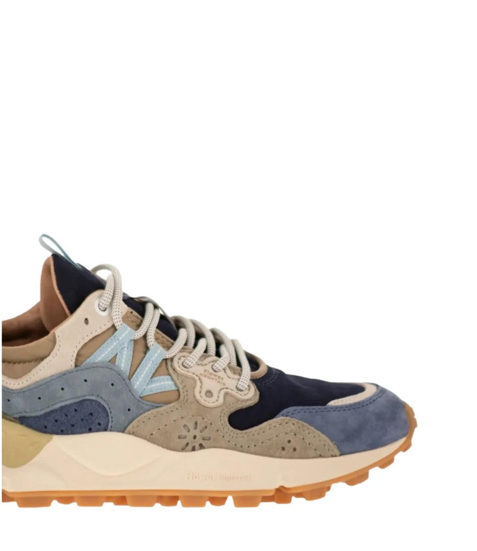 Flower Mountain Multi-Layered Sneakers With Rugged Sole And Intricate Perforations