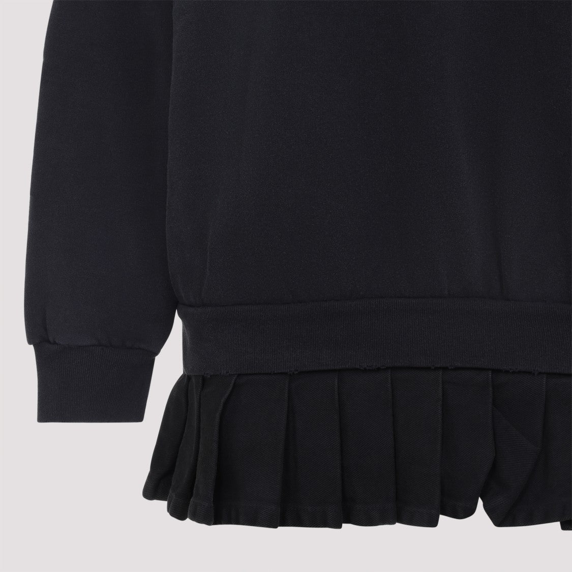 Balenciaga Hybrid Black Cotton Mini Dress