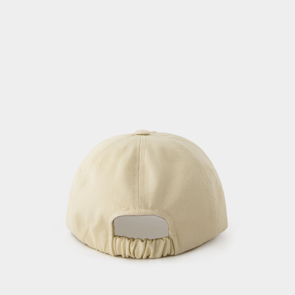 Patou Unisex Jp Cap - Cotton - Beige