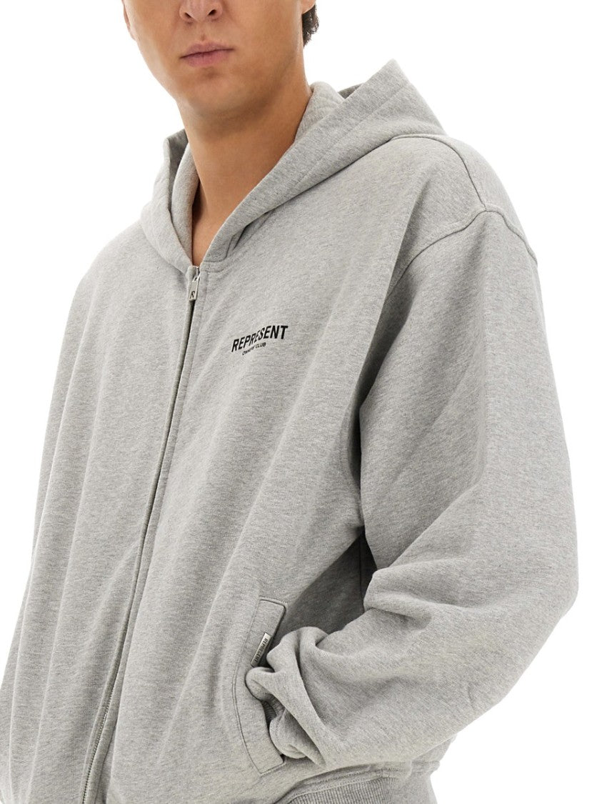 Represent Logo Hooded Sweatshirt
