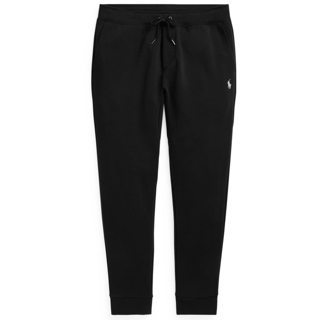 Polo Ralph Lauren Tapered Black Jogger Pants With Drawstring Waistband