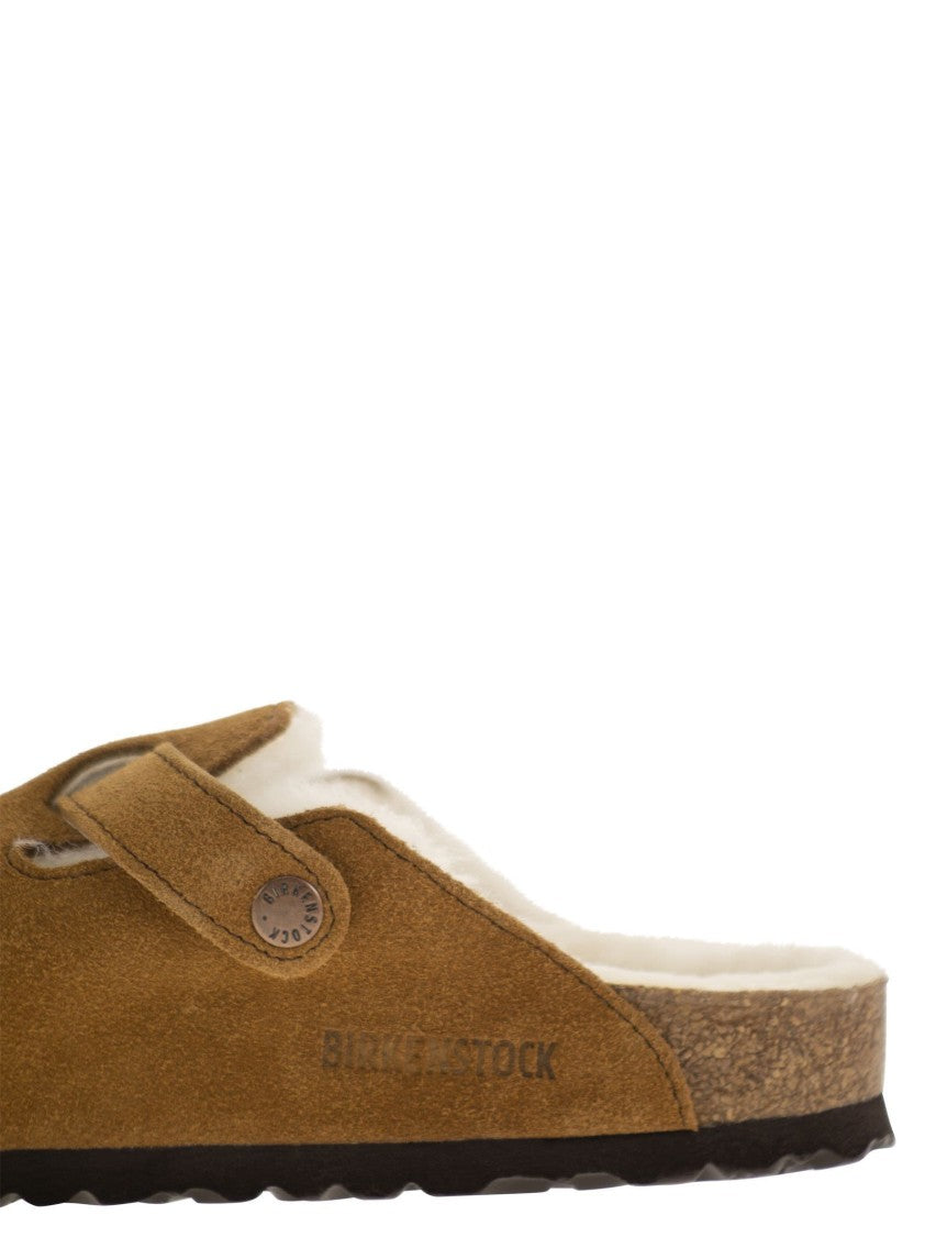 Birkenstock Boston - Sabot With Fur Lining
