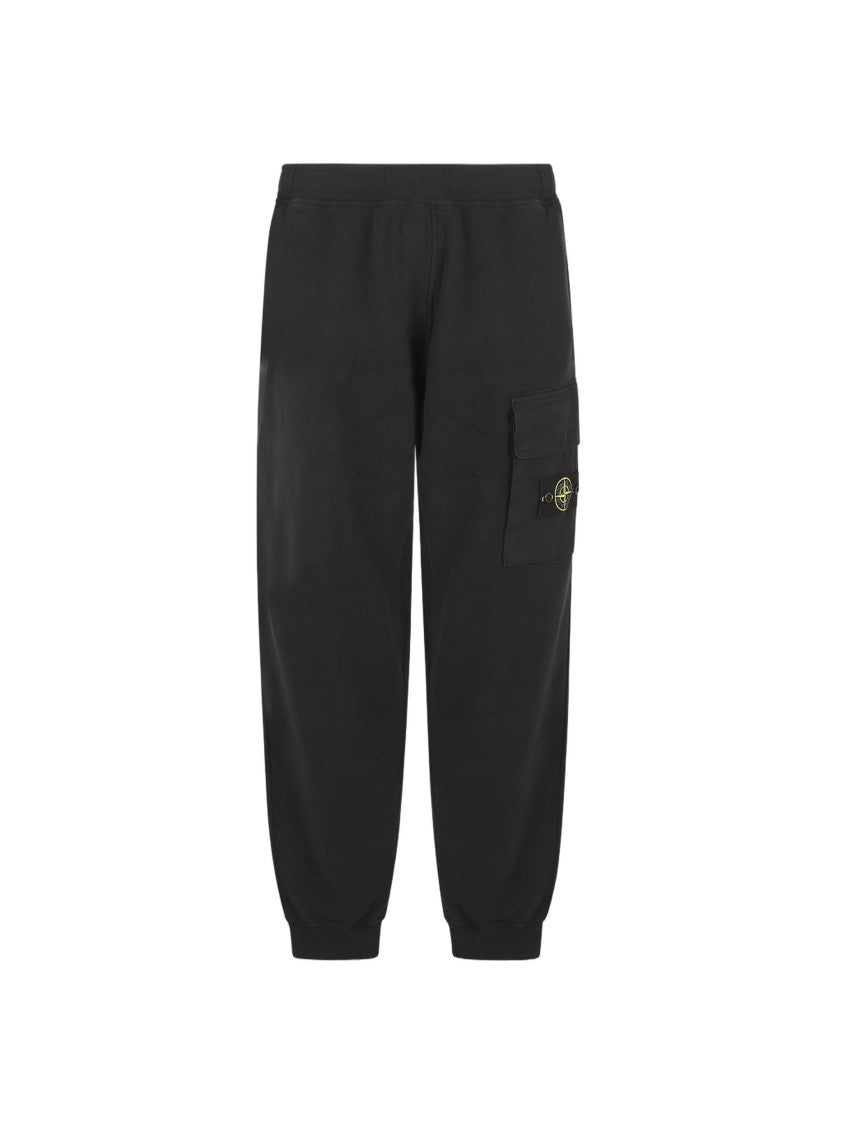 Stone Island Relaxed Fit Cotton Sweat Trousers