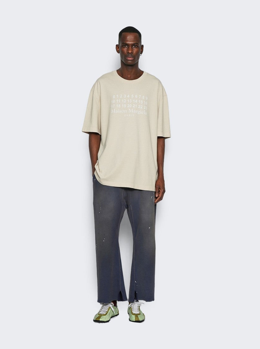 Maison Margiela Logo Tee Ecru