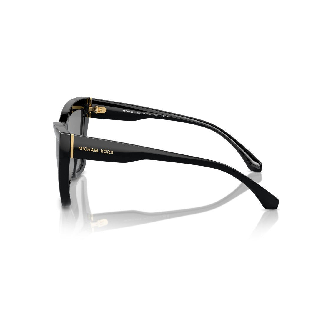 Michael Kors 0Mk2211u Bold Cat-Eye Sunglasses With Glossy Black Frames