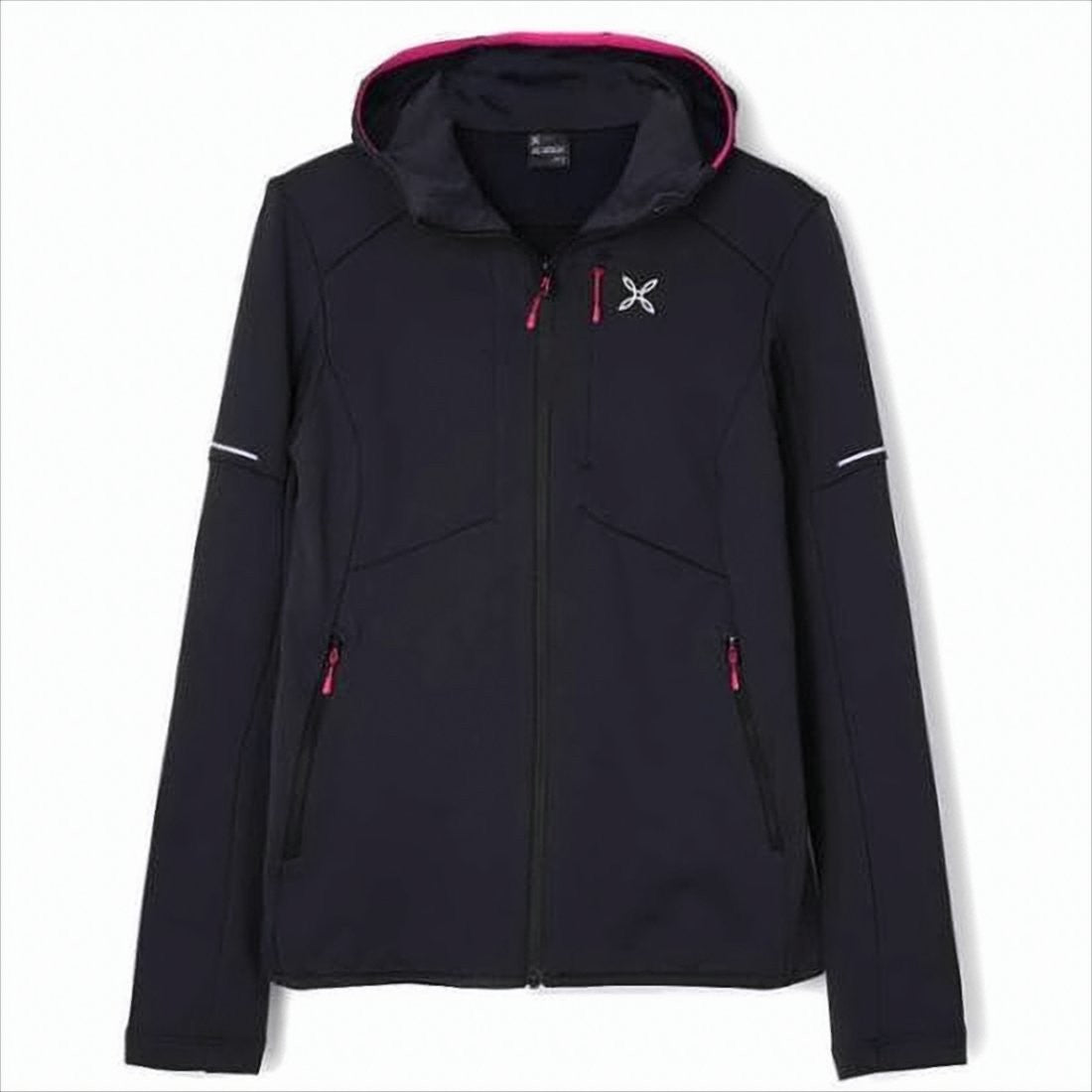 Montura Fitted Black Jacket With Reflective Details