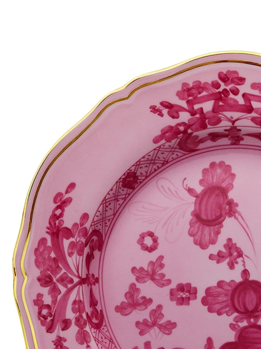 Ginori 1735 Scalloped Floral Porcelain Plate