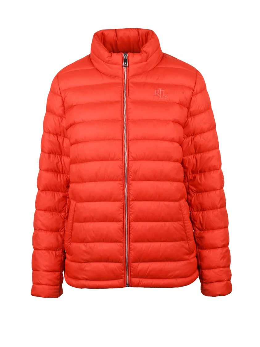 Lauren Ralph Lauren Red Nylon Quilted Down Jacket