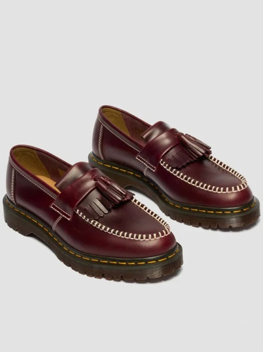 Dr. Martens Adrian Ben Polished Burgundy Tassel Loafers