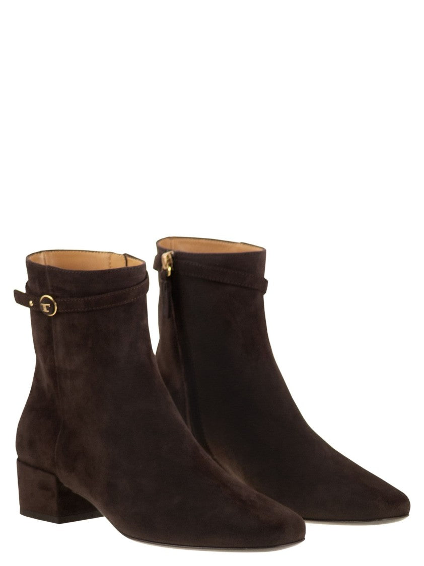Tod's Suede Ankle Boots