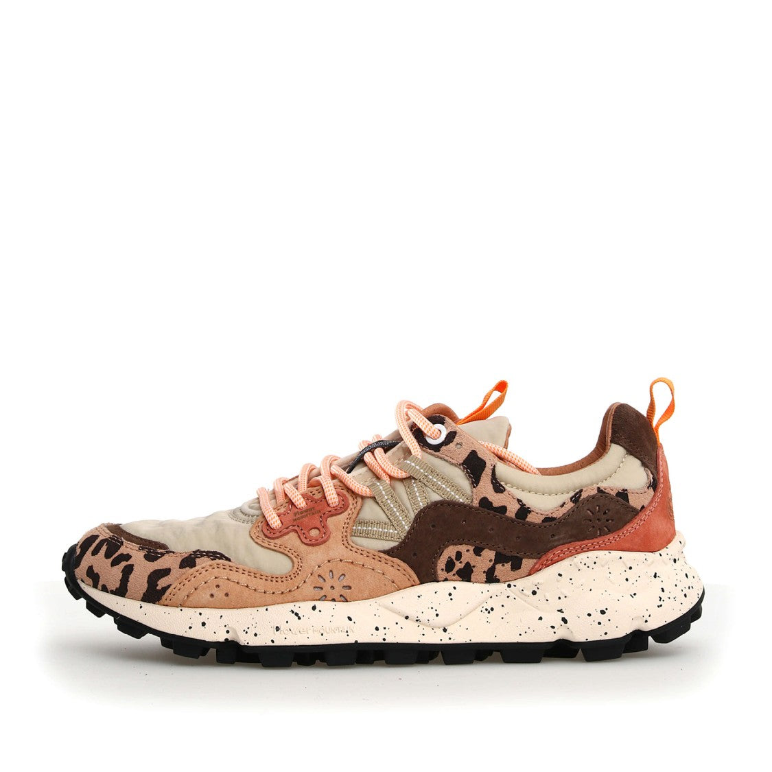 Flower Mountain Yamano 3 Sneakers In Beige Spotted Suede