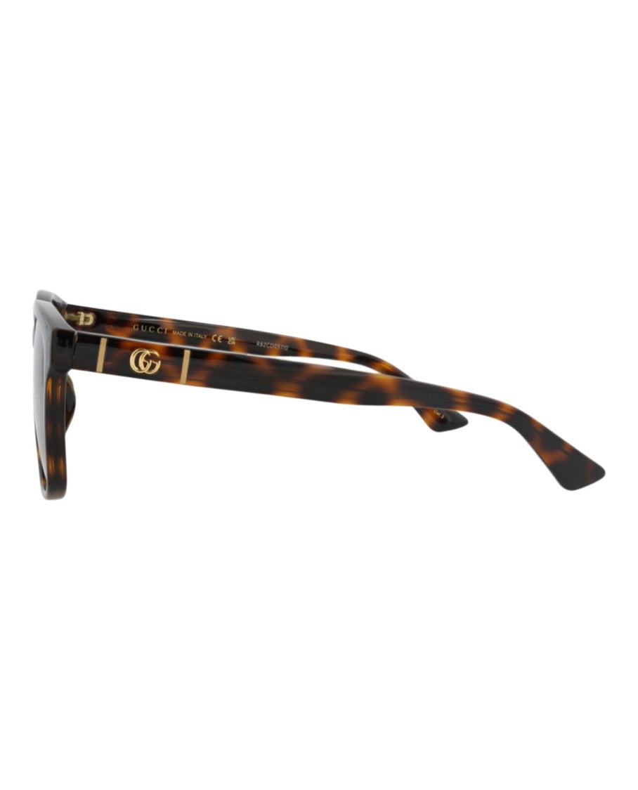 Gucci Square-Frame Injection Sunglasses