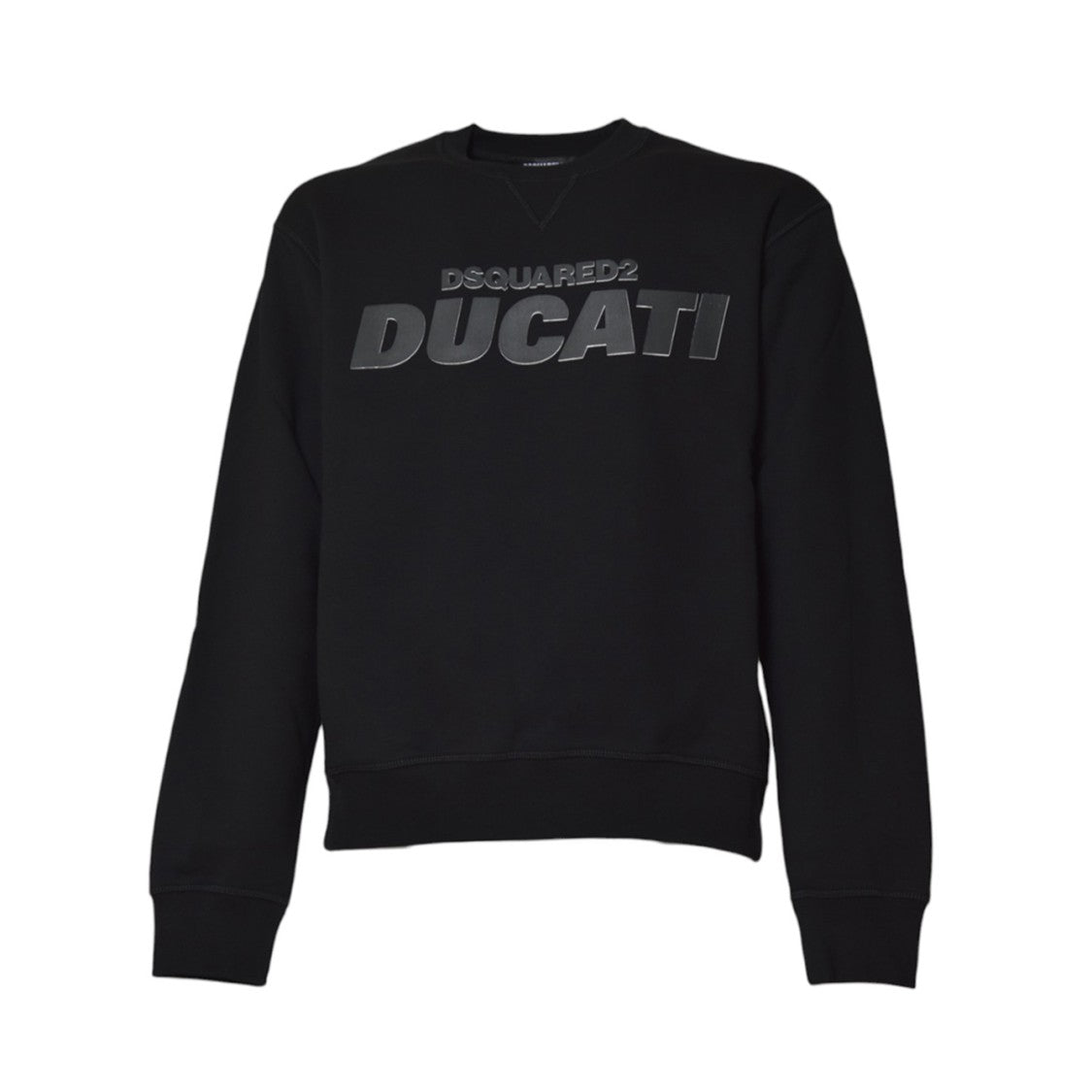 Dsquared2 Crewneck Sweater With Embossed Logo Detail