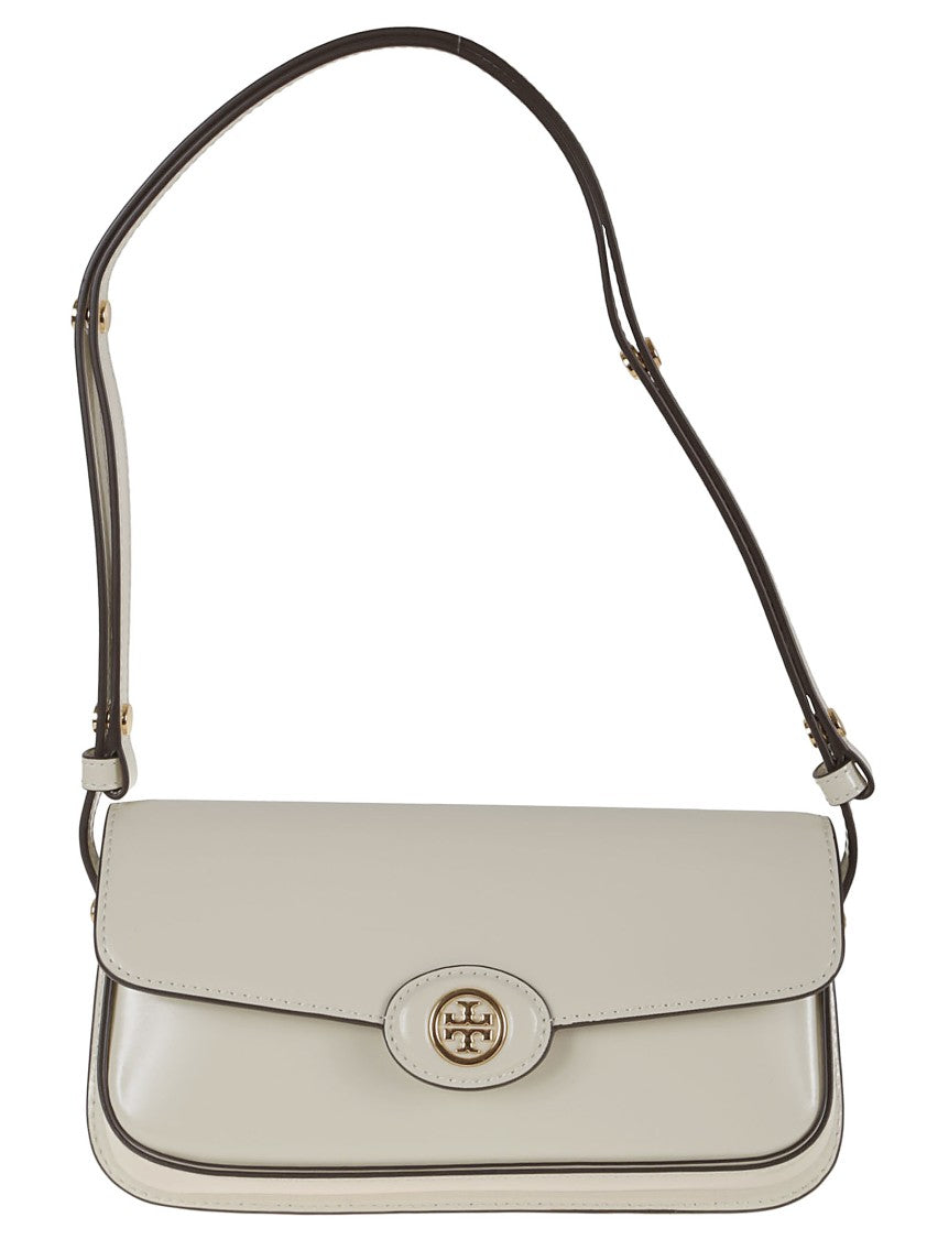 Tory Burch Robinson Spazzolato E/W Shoulder Bag