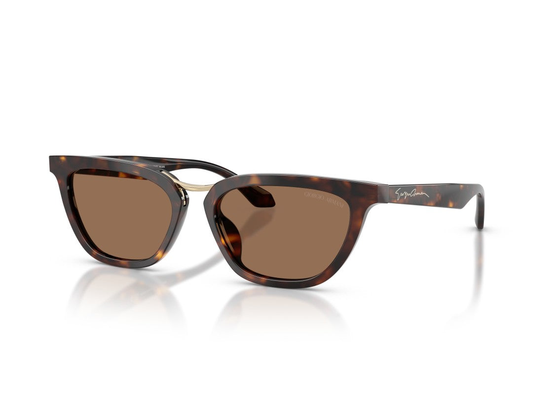 Giorgio Armani Gold 0Ar8253u Tortoiseshell Square Sunglasses