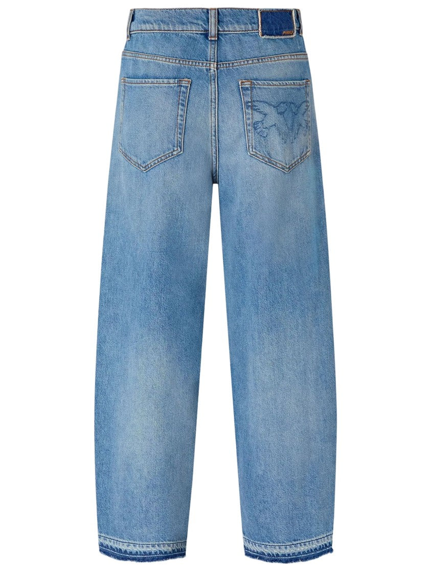 Pinko Balloon Fit Jeans With Fading