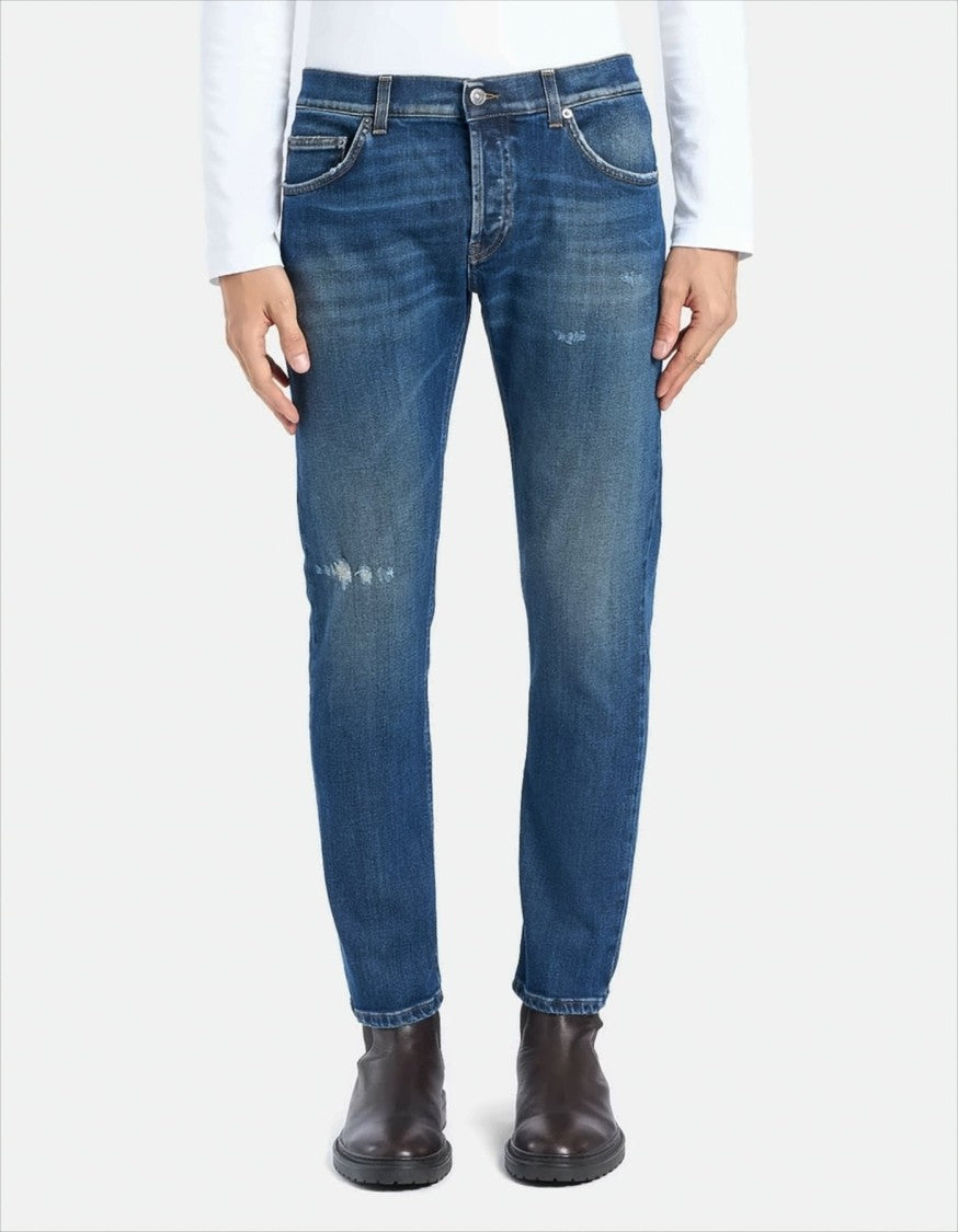 Dondup Straight-Leg Denim Jeans With Traditional Five-Pocket Design