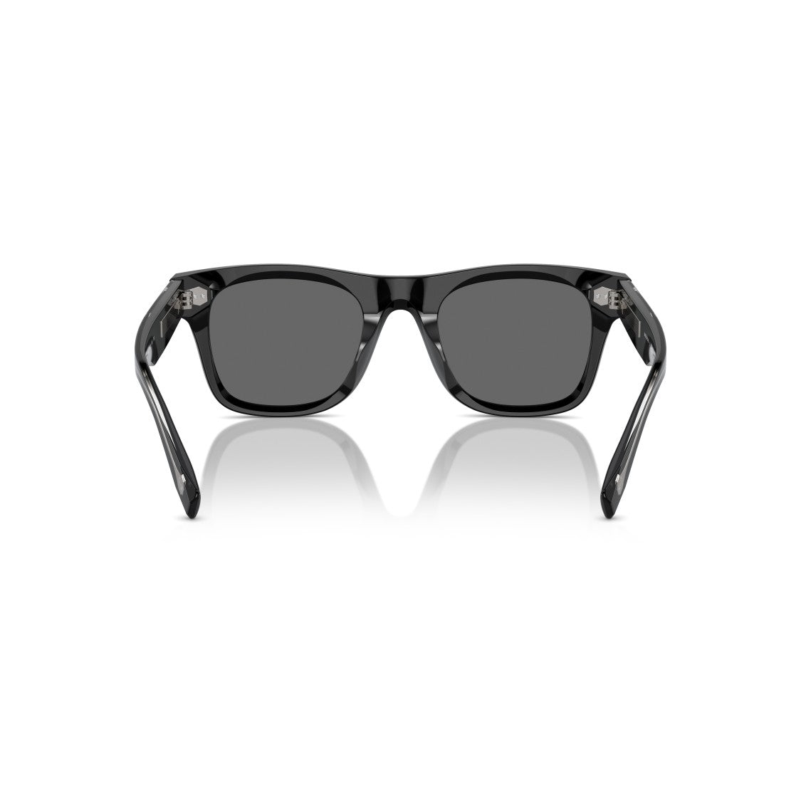 Brunello Cucinelli 0Bc4002s Rectangular Acetate Sunglasses With Glossy Black Finish