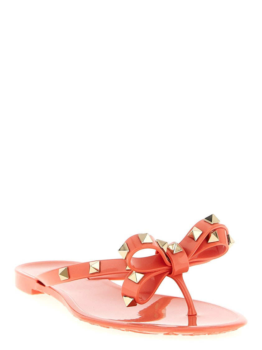 Valentino Garavani 'Rockstud' Thong Sandals