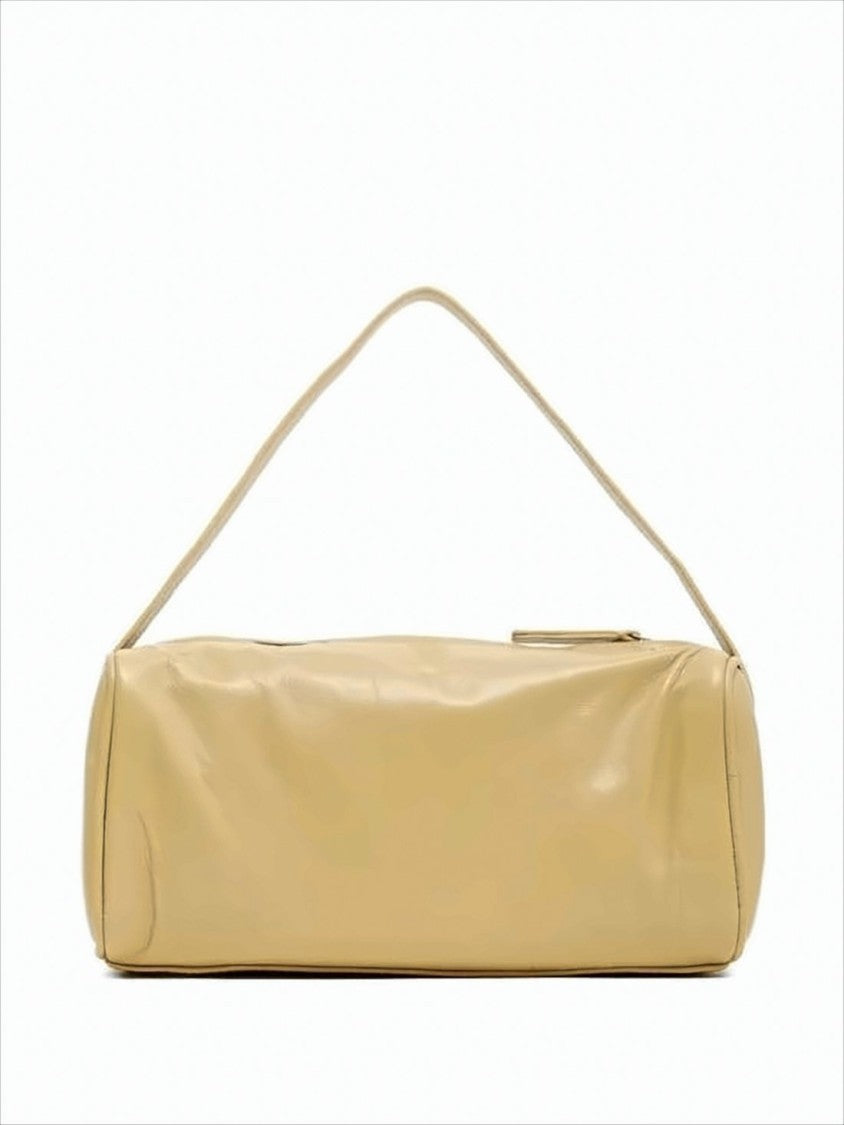 Gimaguas Cylindrical Leather Shoulder Bag