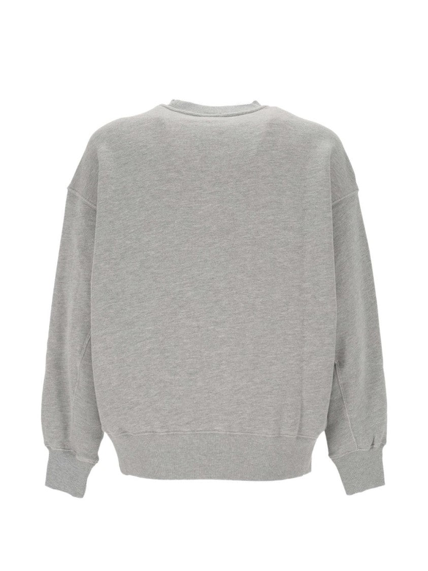 Autry Crew Neck Sweatshirt With Ribbed Details