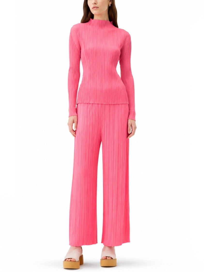 Pleats Please Issey Miyake March Pleated Palazzo Pants