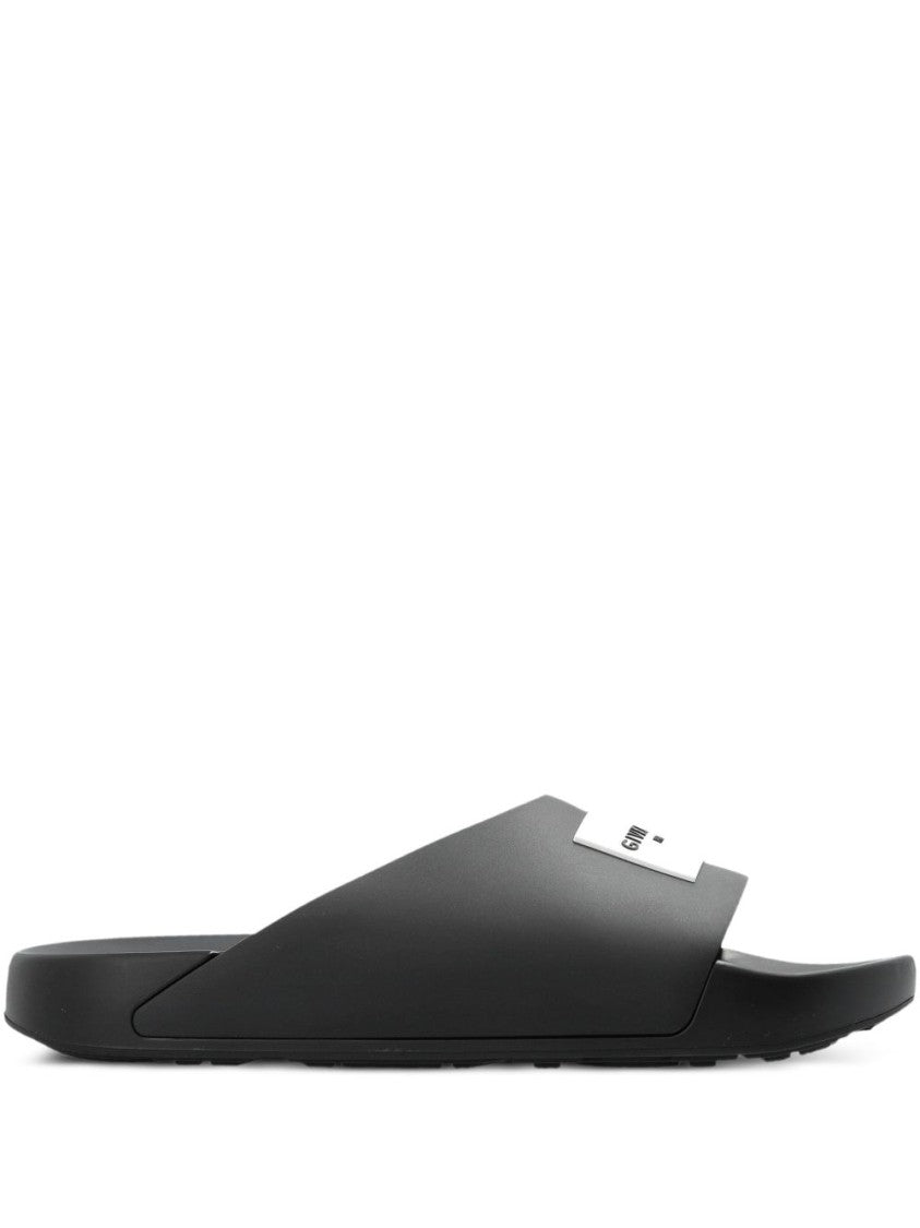 Givenchy Flat Shoes With Wide Strap And Logo Detail