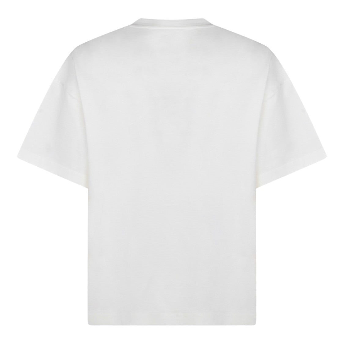 Jil Sander White Bold Logo Cotton T-Shirt