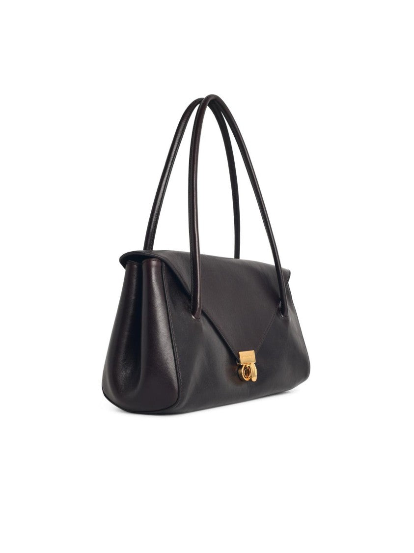 Marni 'East West' Brown Leather Bag