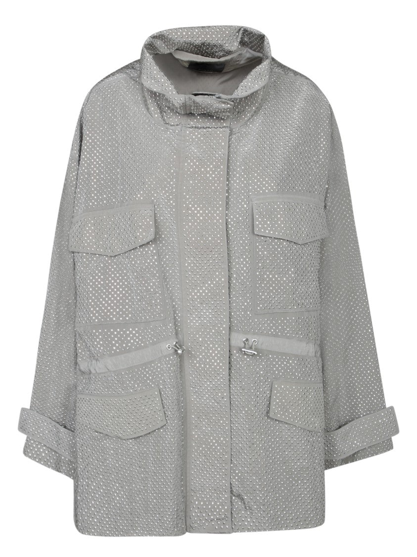 Pinko Waterproof Technical Fabric Parka