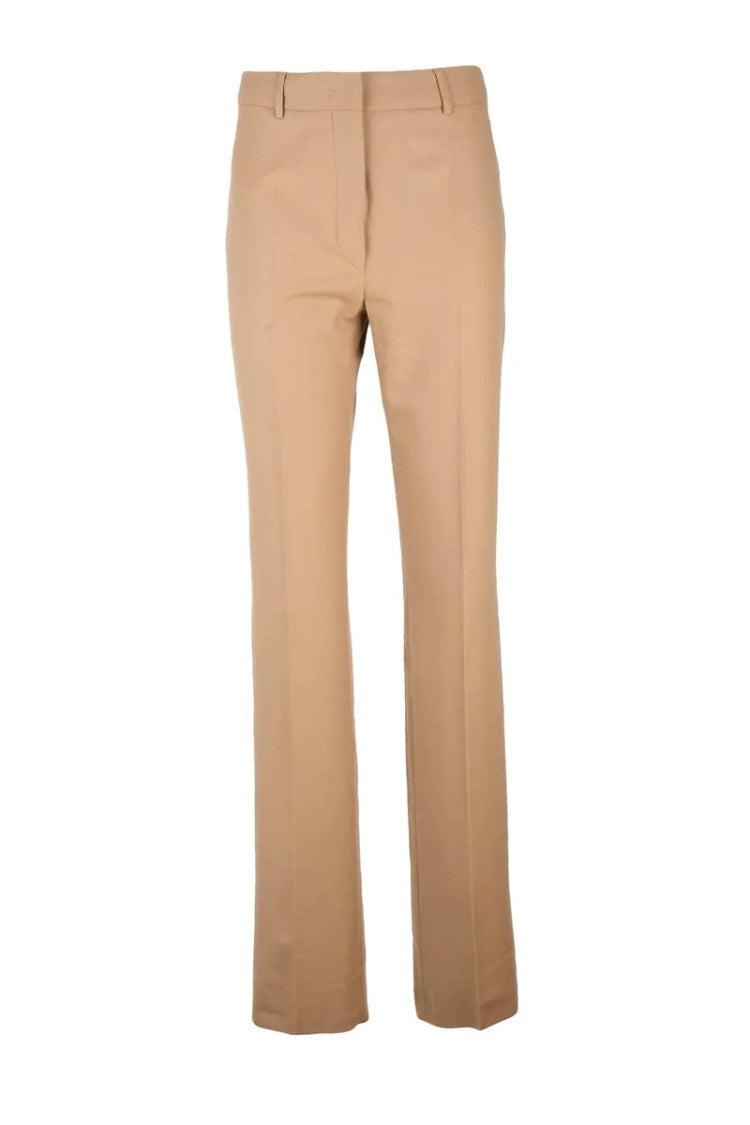 Sportmax Virgin Wool Trousers - Beige